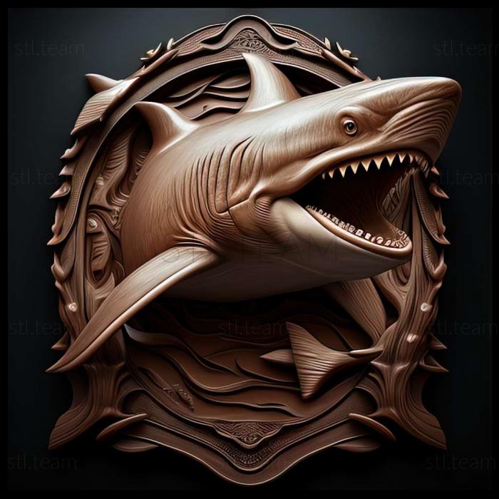3D model shark (STL)